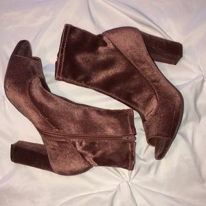 Steve Madden Velvet Booties